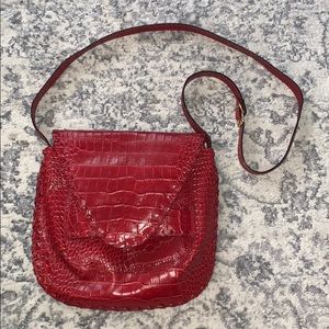 Red handbag